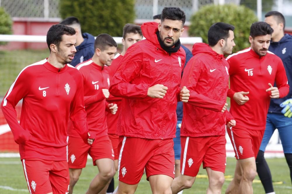 Entrenamiento del Sporting