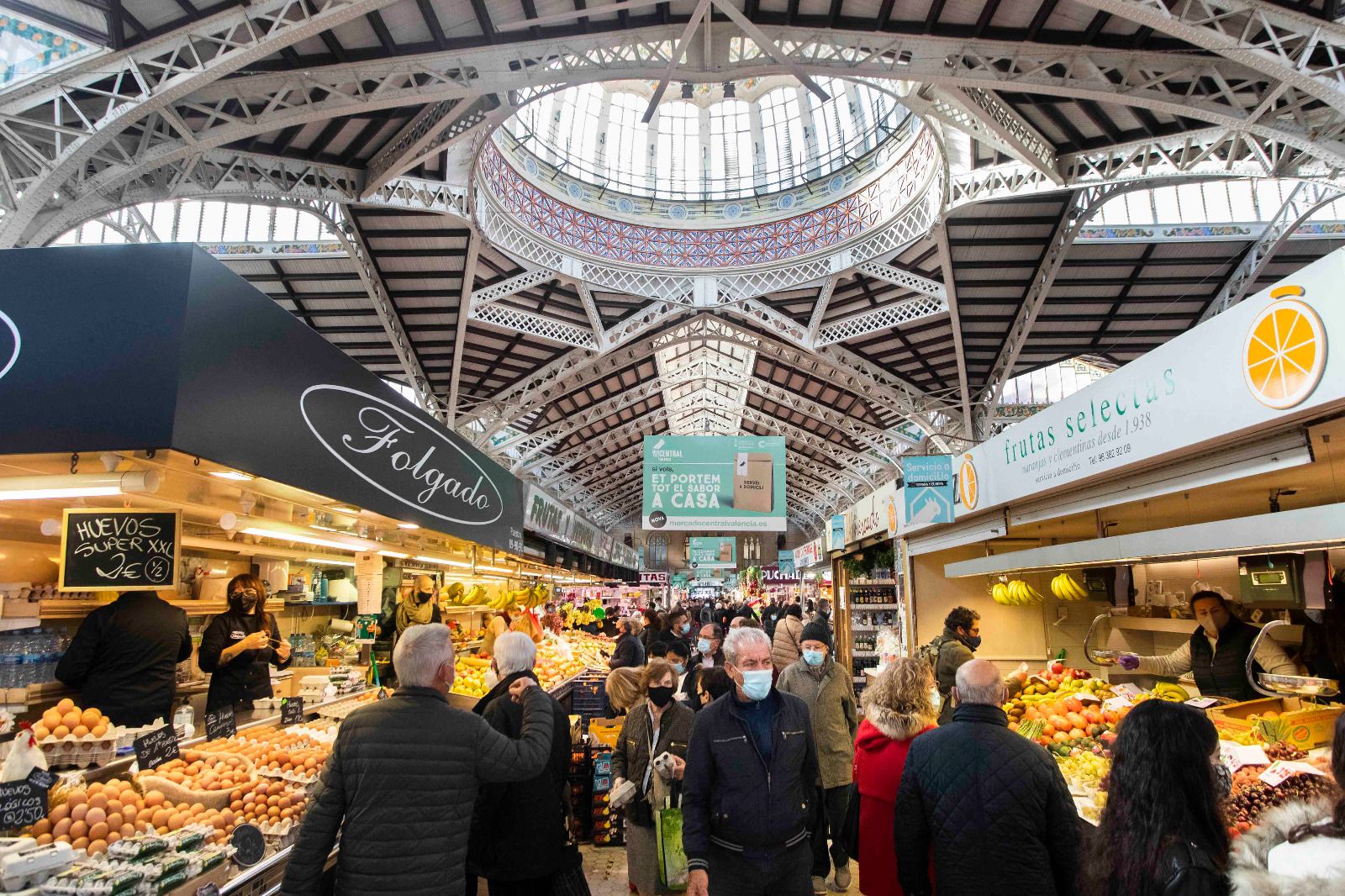 El Mercat Central, sus tiendas y su arquitectura