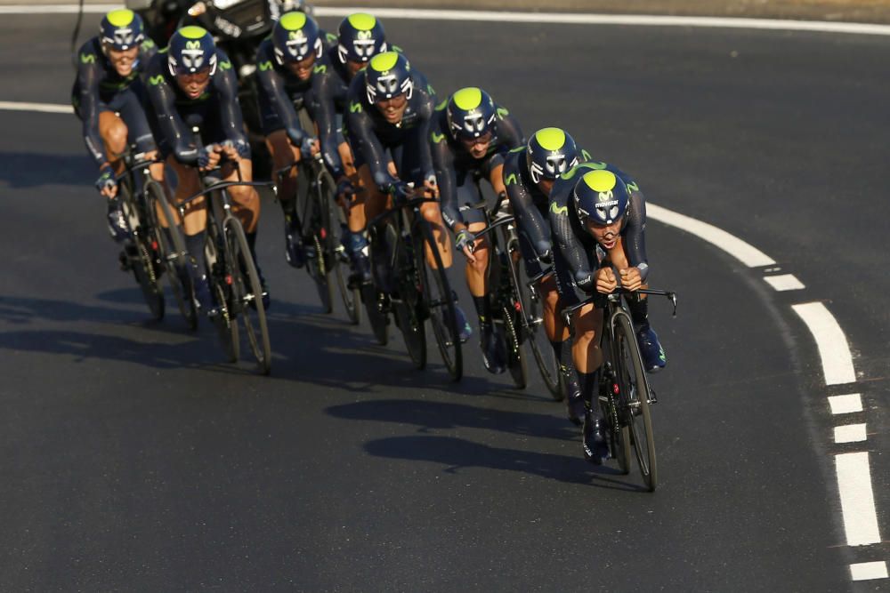 La primera etapa de la Vuelta 2016, en imágenes