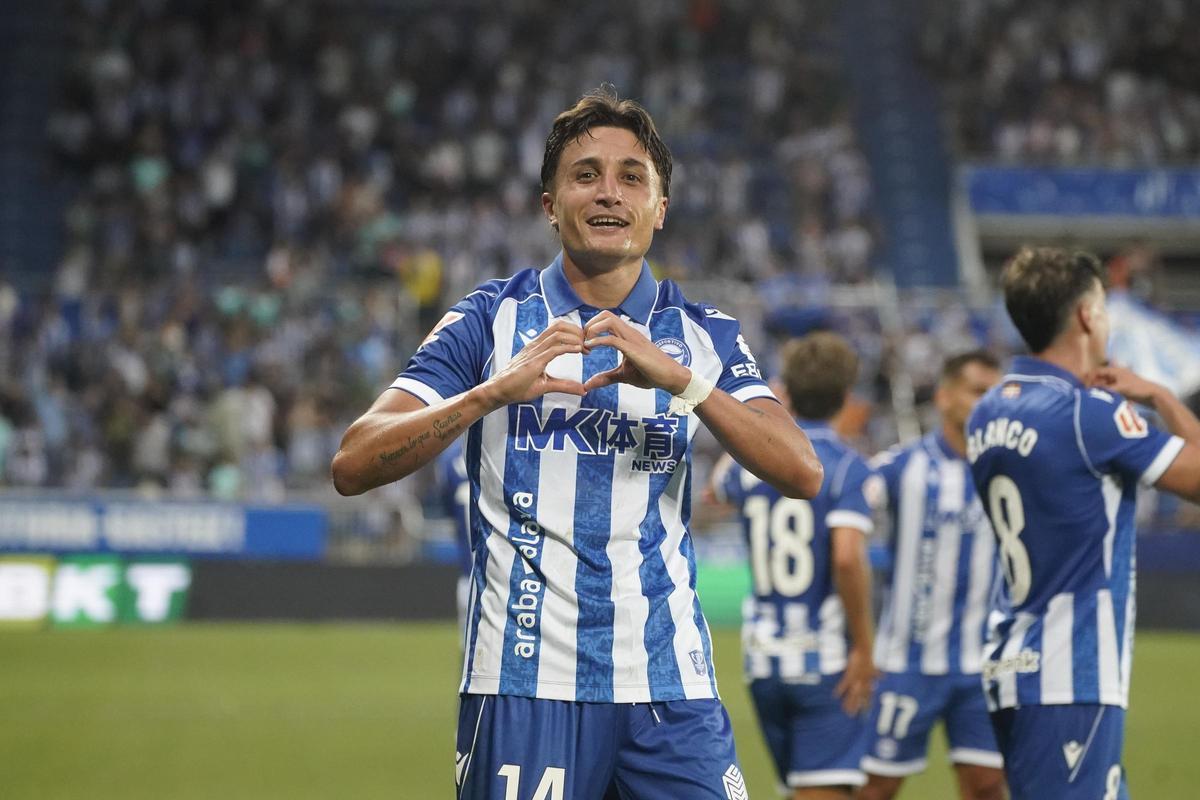 3-0. El Alavés se aprovecha de la inferioridad numérica del Getafe