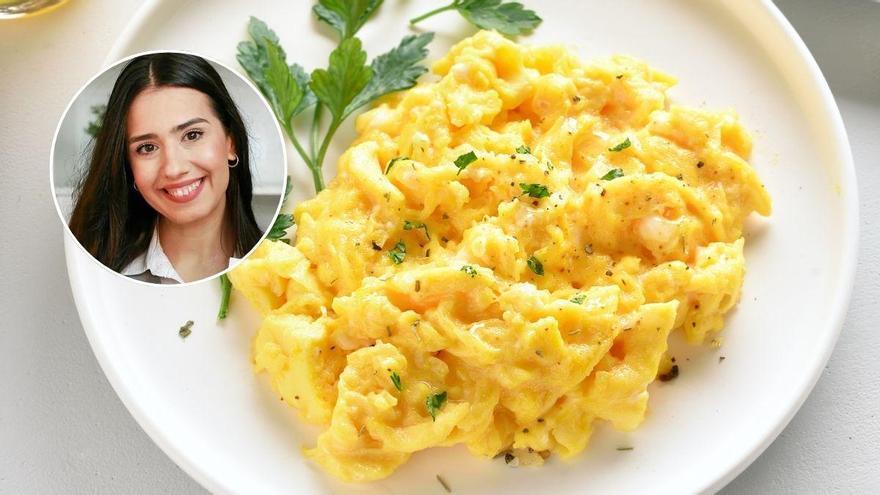 Sandra Moñino, nutricionista: “Prefiero desayunar huevos revueltos o una tortilla antes que tostadas”
