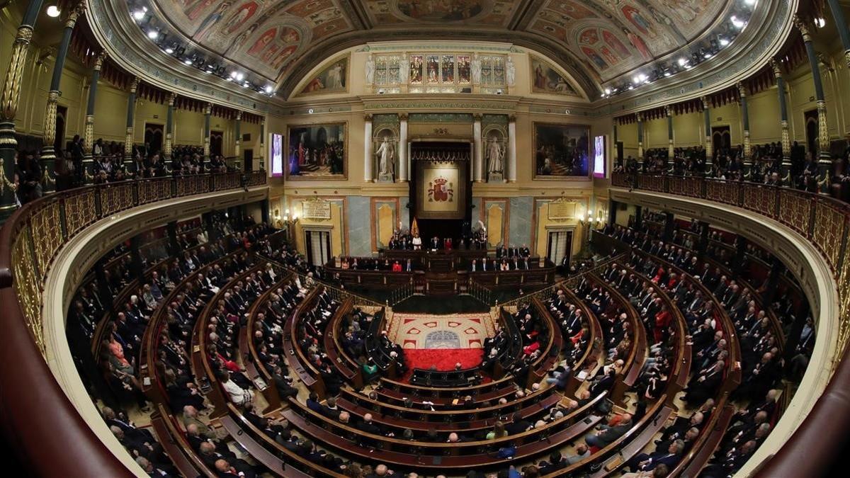 Hemiciclo del Congreso de los Diputados.