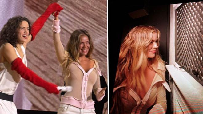 Rosalía y Karol G acaban con los rumores de rivalidad con una confesión inesperada en pleno 'Lux Tour'
