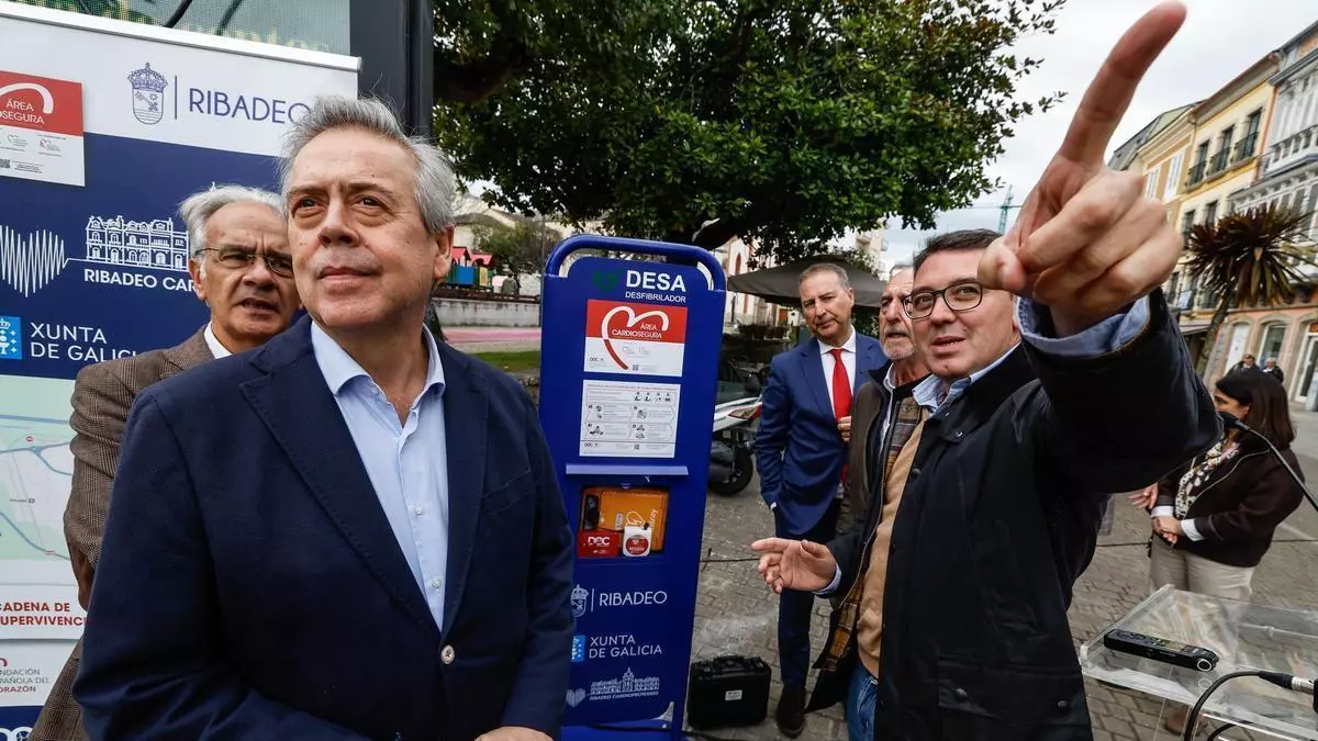 Galicia tendrá desfibriladores en calles de todos los municipios para actuar ante una parada cardíaca