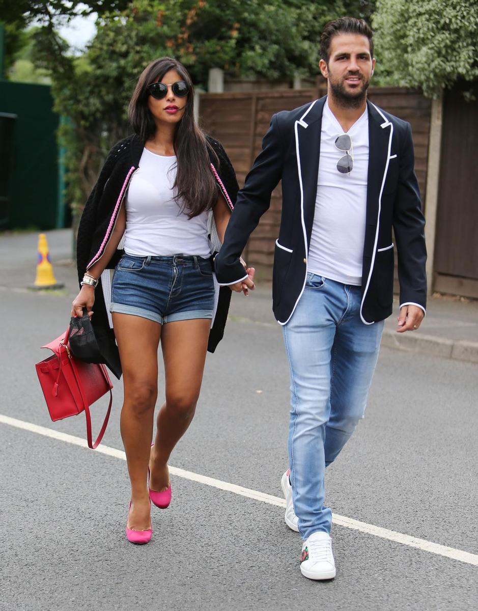 Danielle Semaan y Cesc Fàbregas en Londres