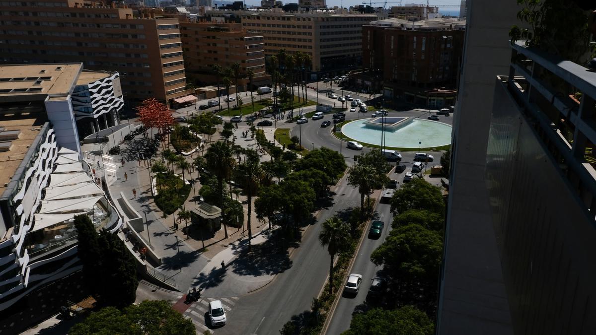 Inauguración de la nueva fuente de la plaza de la Solidaridad