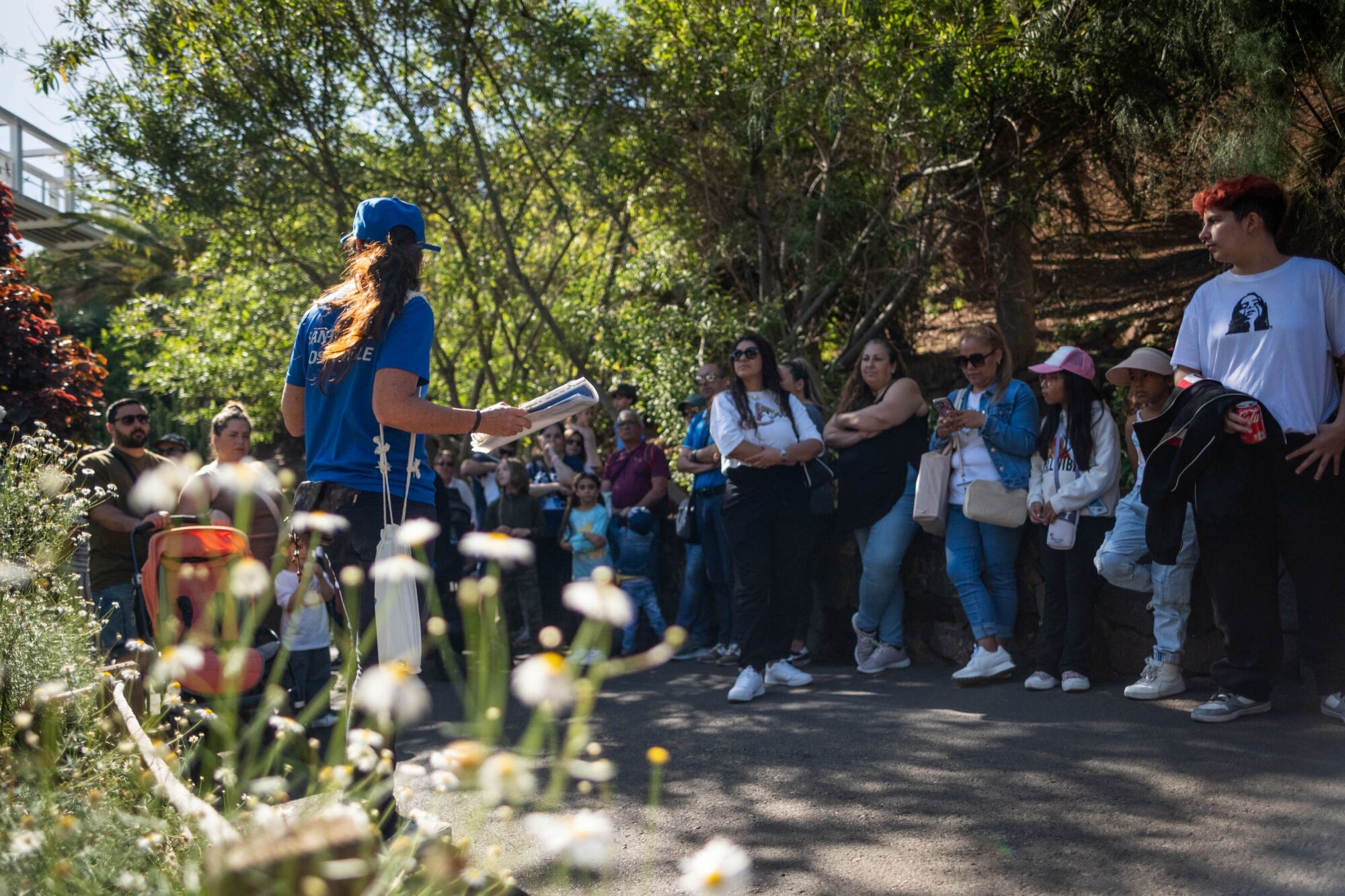 Visita al Palmetum con los integrantes del proyecto de integración social Birmagen

 