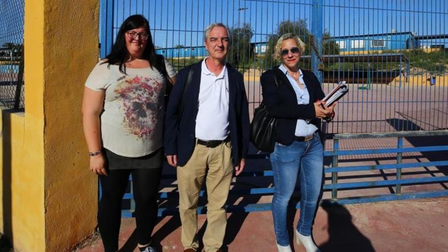 Imagen de la rueda de prensa de la Asociación de Padres de Alumnos del Colegio Amanecer