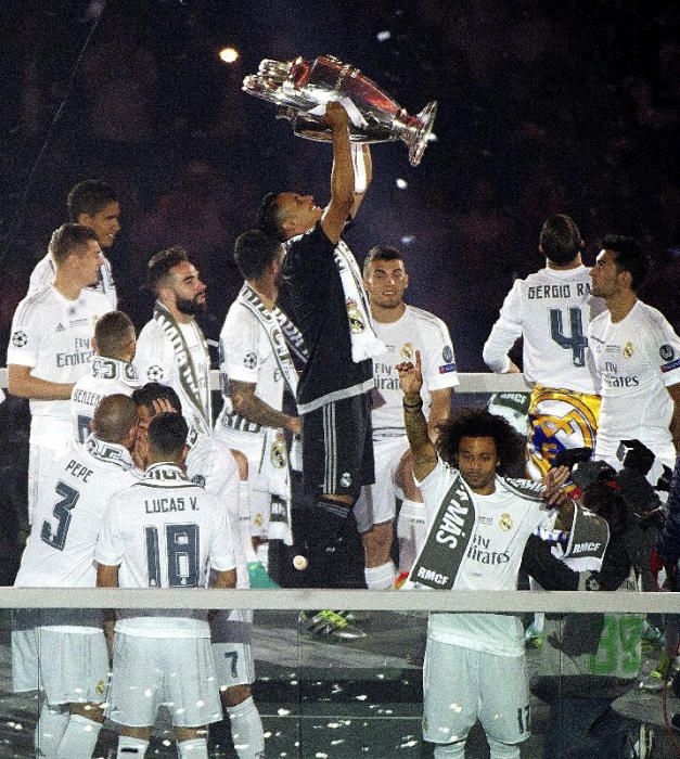 El Madrid celebra la ''Undécima'' en el Bernabéu