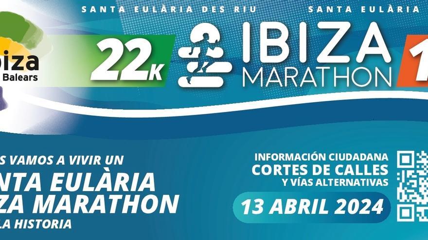 Santa Eulària Ibiza Marathon obliga a realizar cortes temporales de calle este sábado