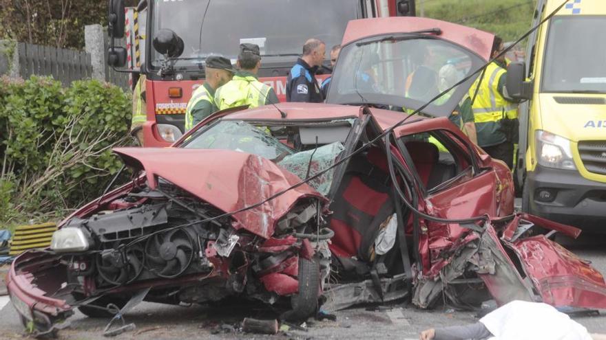 Accidente mortal registrado al inicio de la Semana Santa en Marín, en la carretera de Aguete.