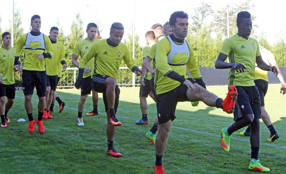 Berizzo hizo las últimas probaturas para recibir al Panathinaikos