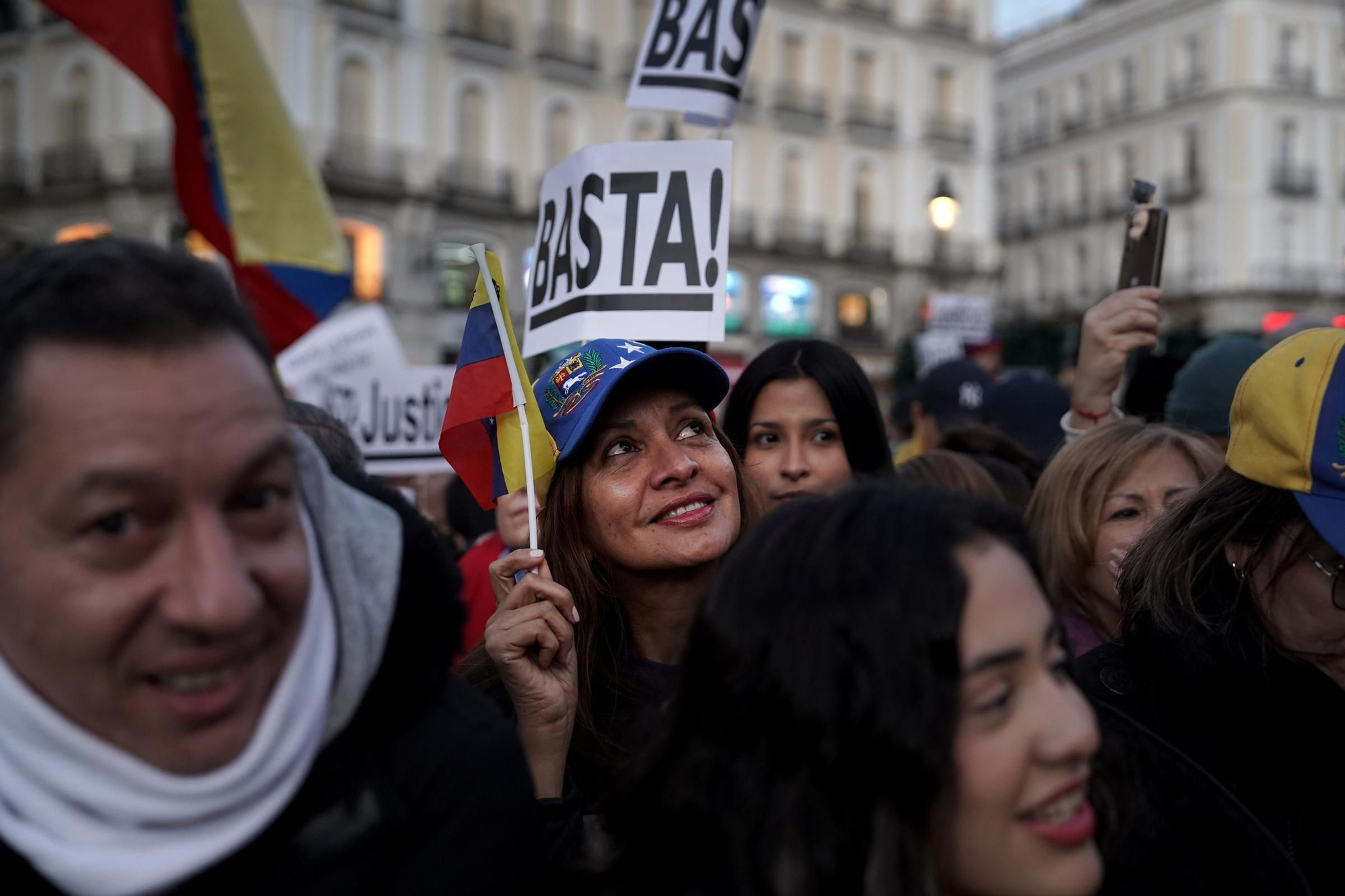 La manifestación convocada en Madrid para apoyar a Edmundo González como presidente electo de Venezuela, en imágenes