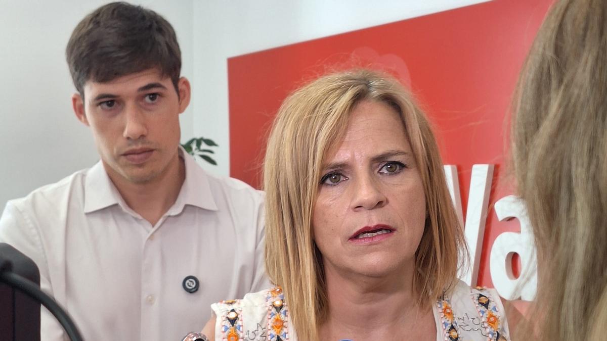 La candidata del PSPV a la Alcaldía de València, Pilar Bernabé