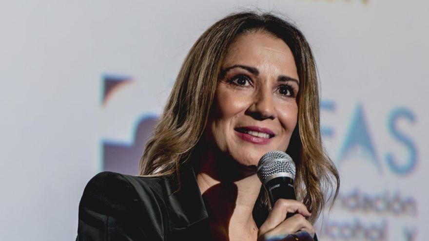 La gallega Silvia Jato, en un acto de la Fundación Alcohol y Sociedad (FAS).