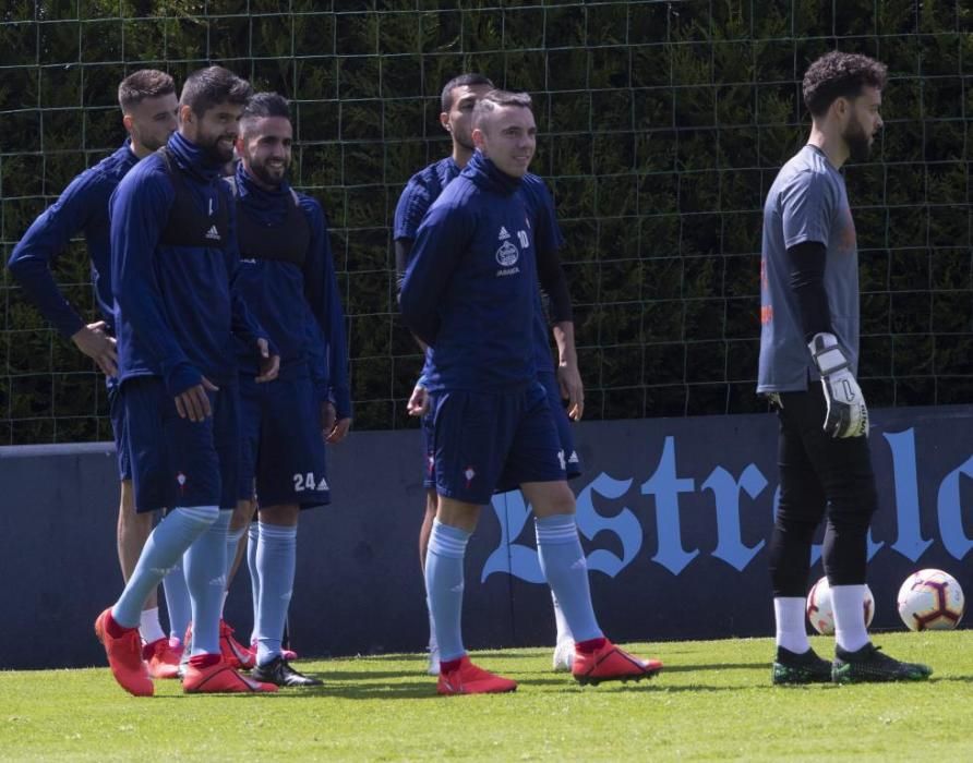 El Celta prepara en A Madroa el duelo ante el Leganés