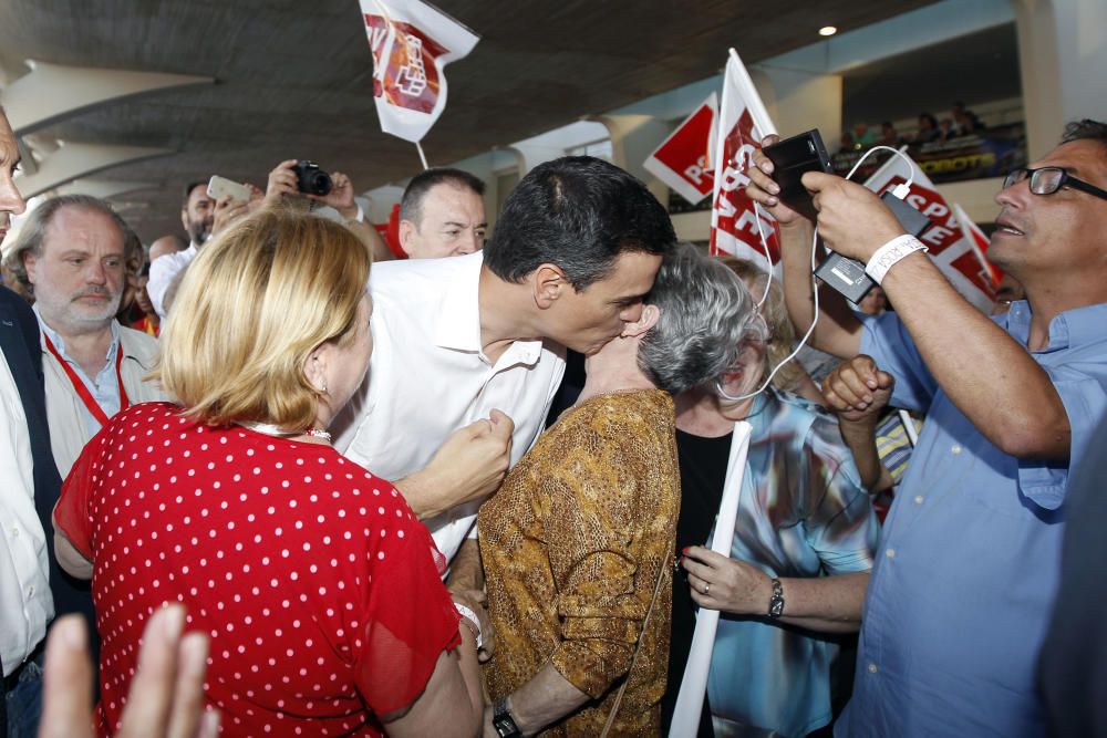 Mitin de Pedro Sánchez en l'Umbracle