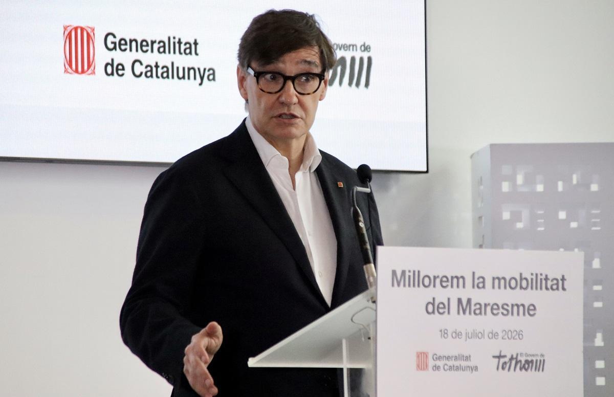 El president de la Generalitat, Salvador Illa, este sábado