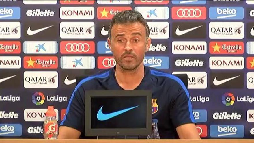 Luis Enrique: &quot;Lo que hace Neymar lo permite el reglamento&quot;