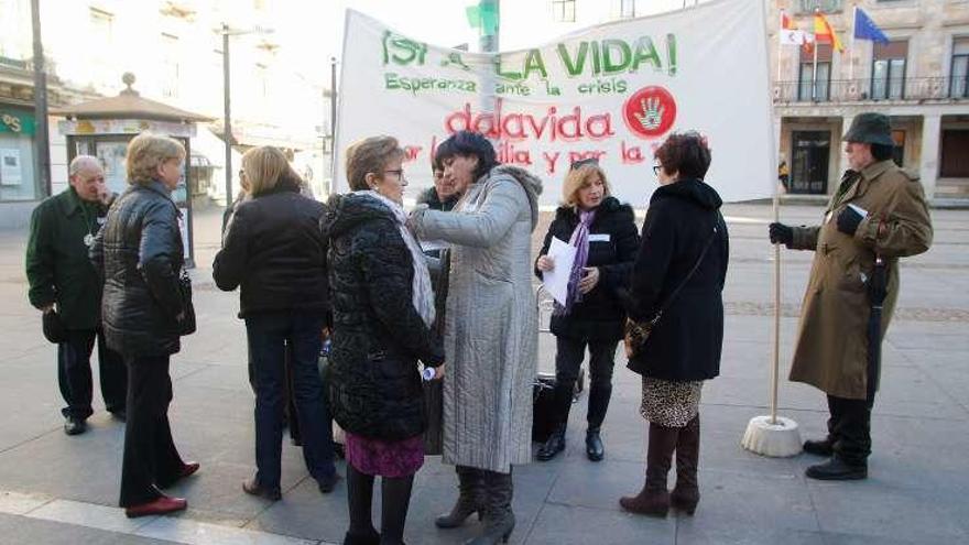 Manifestación por la vida