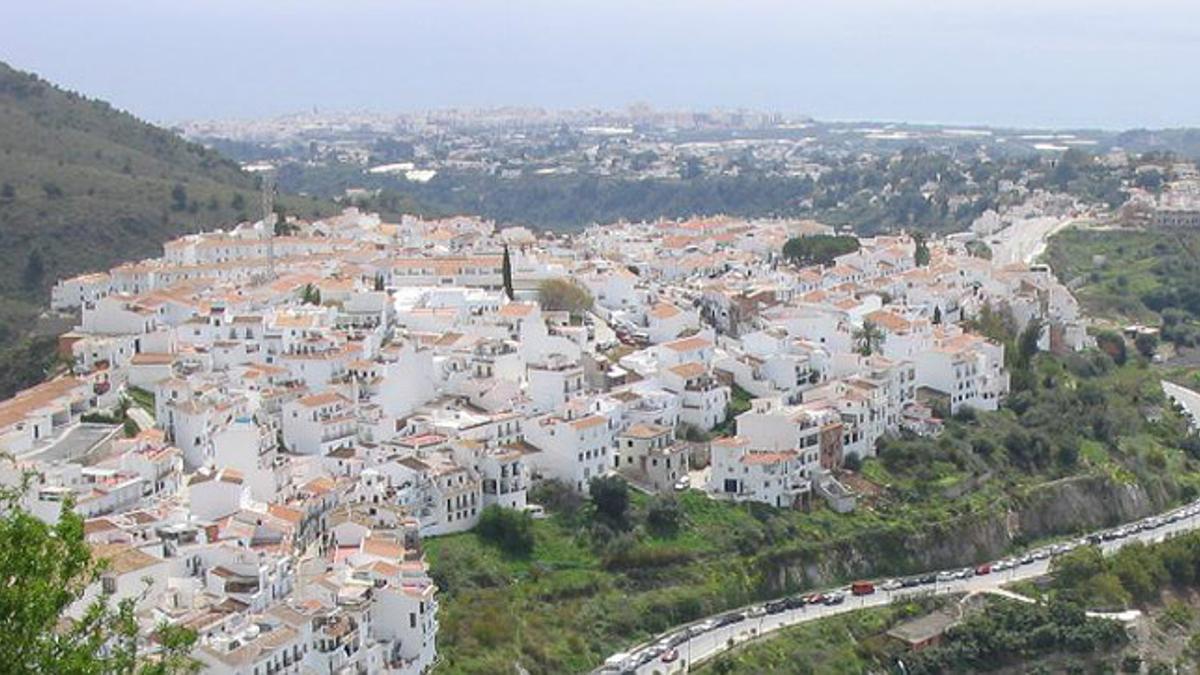 Fotografía de la localidad de Frigiliana.