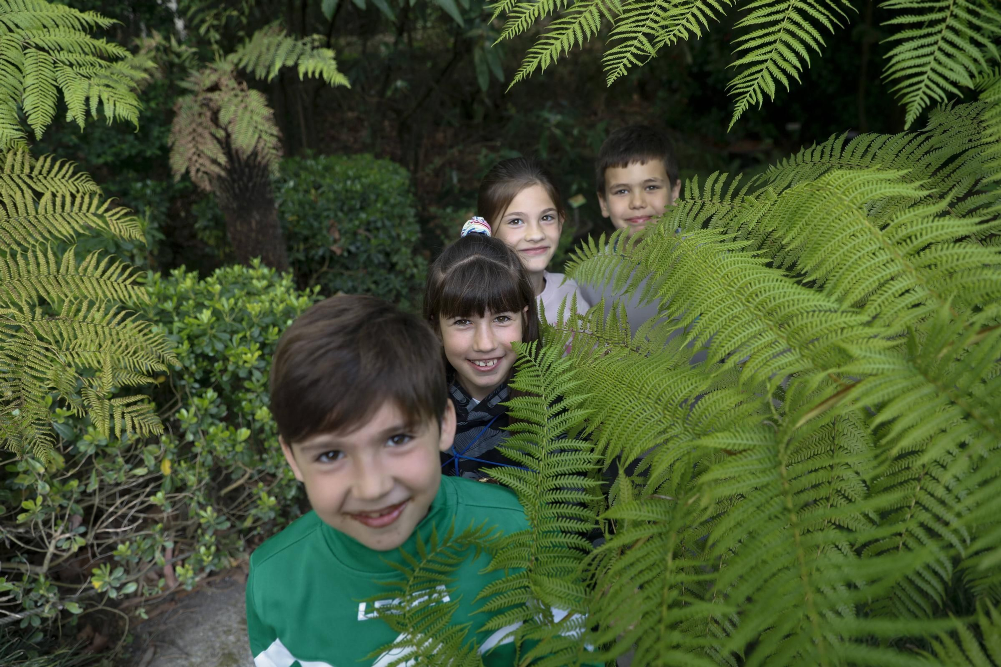 En imágenes: Diversión entre plantas para 500 escolares que celebran los 20 años del Botánico