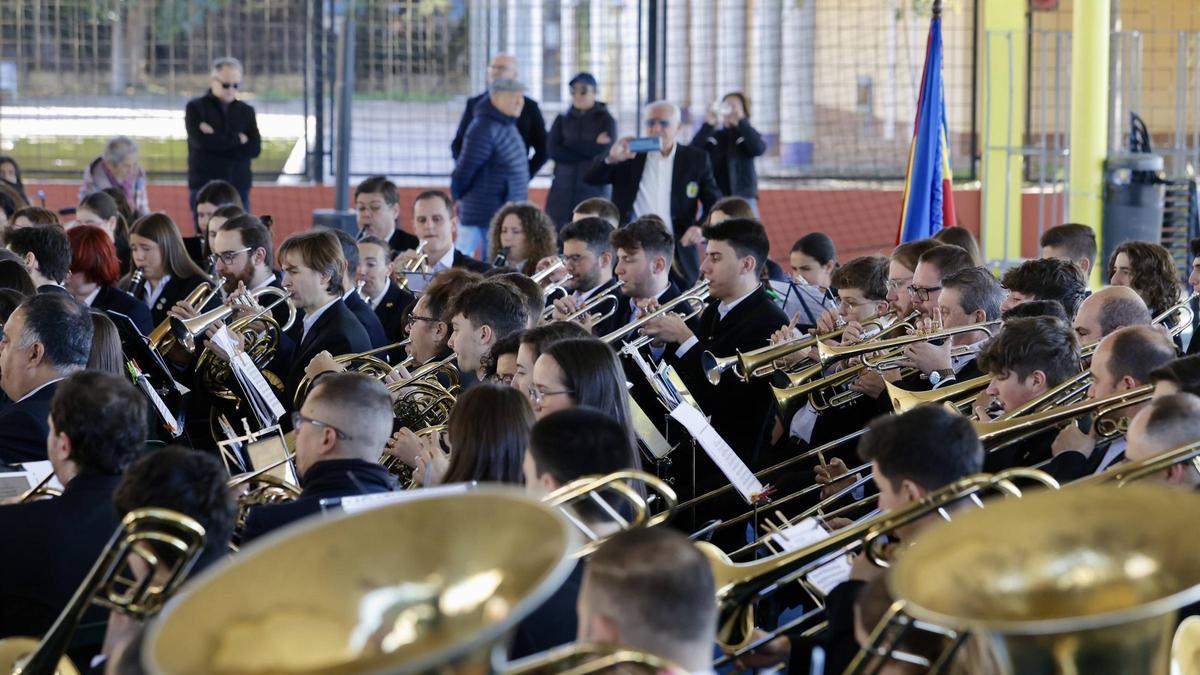 Músicos valencianos en un concierto.