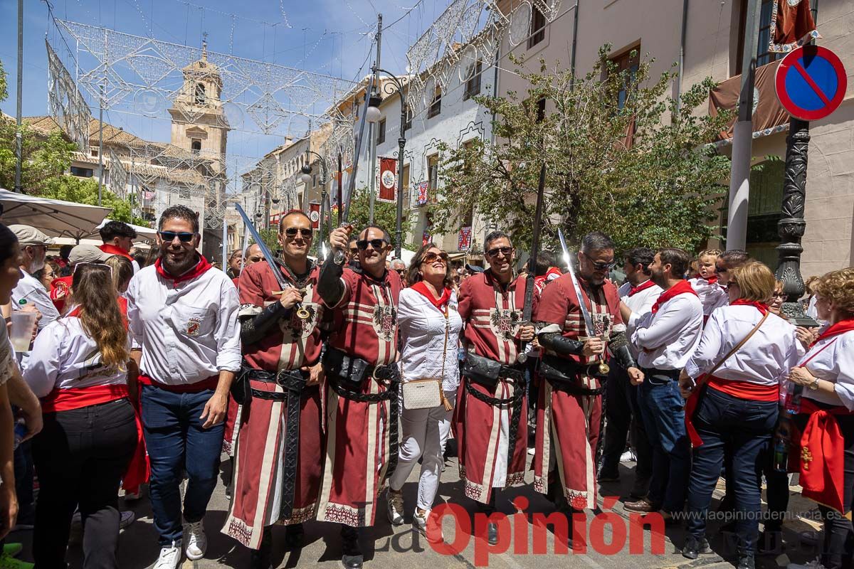 Moros y Cristianos en la mañana del dos de mayo en Caravaca