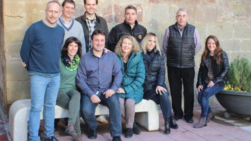 Integrants de la nova direcció executiva del PDeCAT a Sant Fruitós