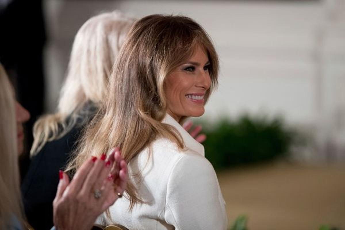 Melania Trump en la gala 'Mujeres Valientes'