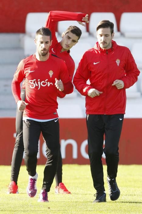 Entrenamiento del Sporting