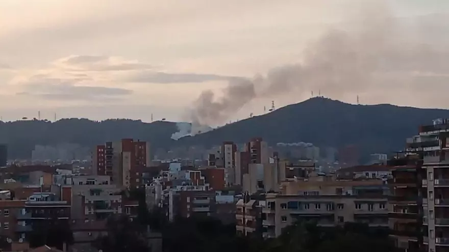 Incendio en Canyelles, Collserola