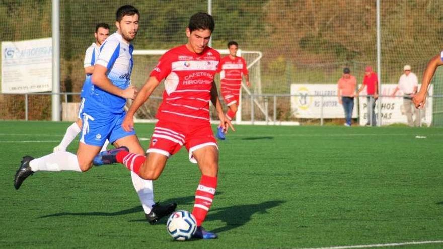 Mintegui, durante un partido de esta temporada. // FDV