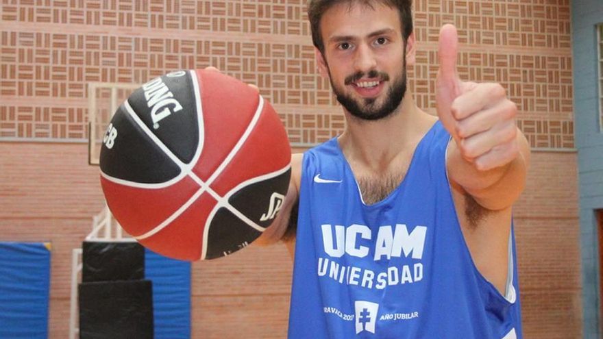 Marcos Delía, ayer en el Palacio de los Deportes.