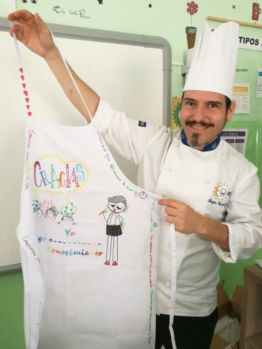 Taller con niños del cocinero Sergio Garrido