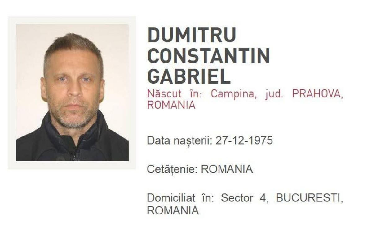 Constantin Dumitru. Acusado.