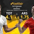 Tottenham Hotspur vs. Arsenal FC: horario, TV, estadísticas, clasificación y pronósticos