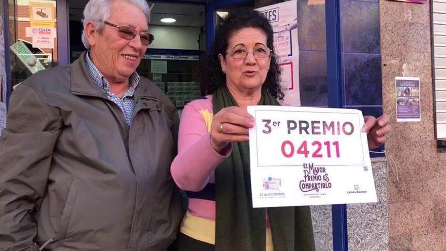 Lotería de Navidad 2018: Un pellizco del tercer premio se queda en Santomera