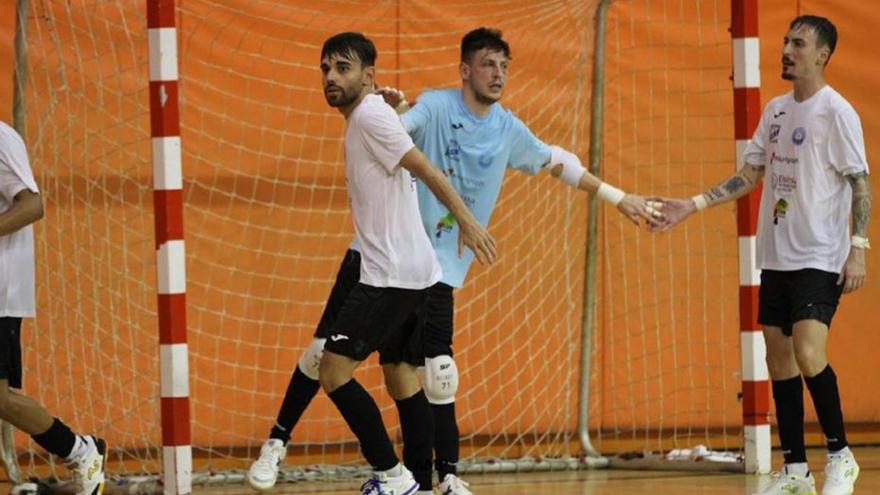 Jugadores del Gasifred durante el ‘stage’ en Cataluña.