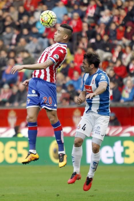 El Sporting cae ante el Espanyol (2-4)