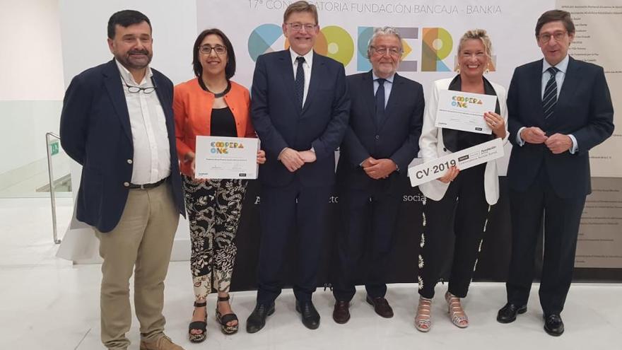 Un momento del acto celebrado en València con Puig