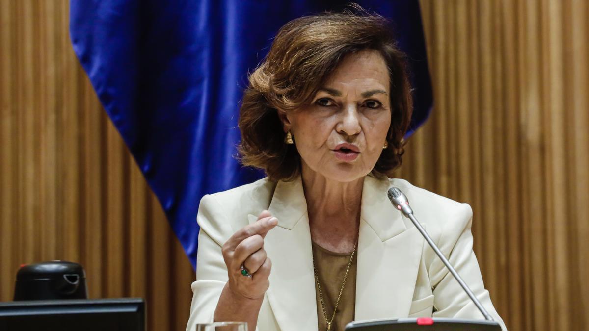 Carmen Calvo.