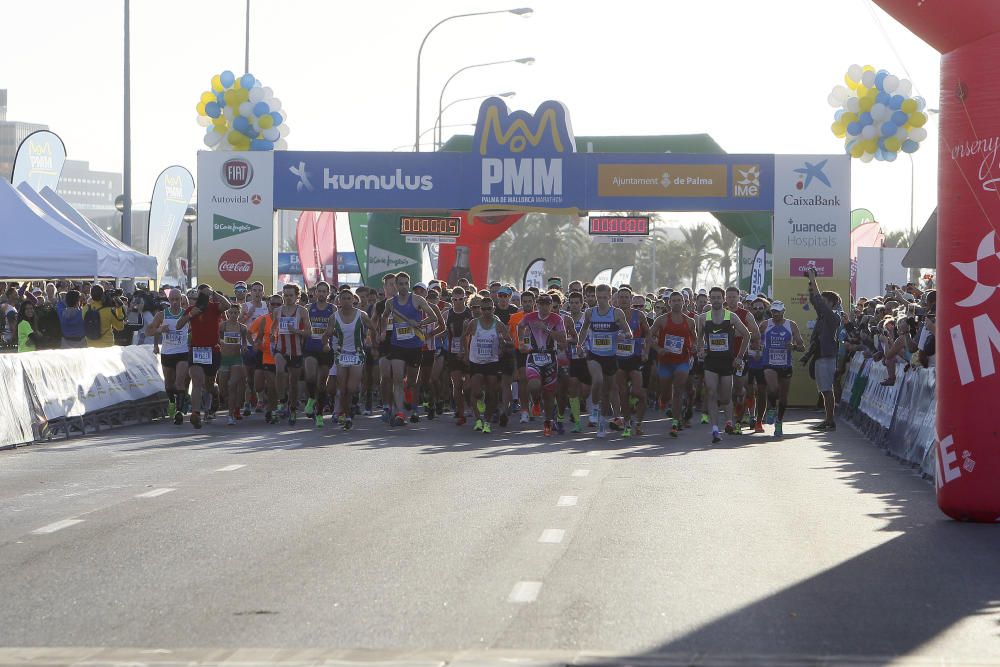 Unos 10.000 participantes en la Palma Marathon