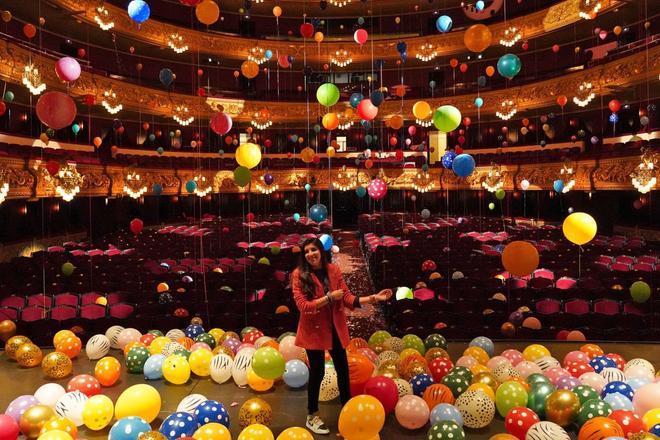 Flávia Junqueira con su exposición temporal en el Gran Teatre del Liceu