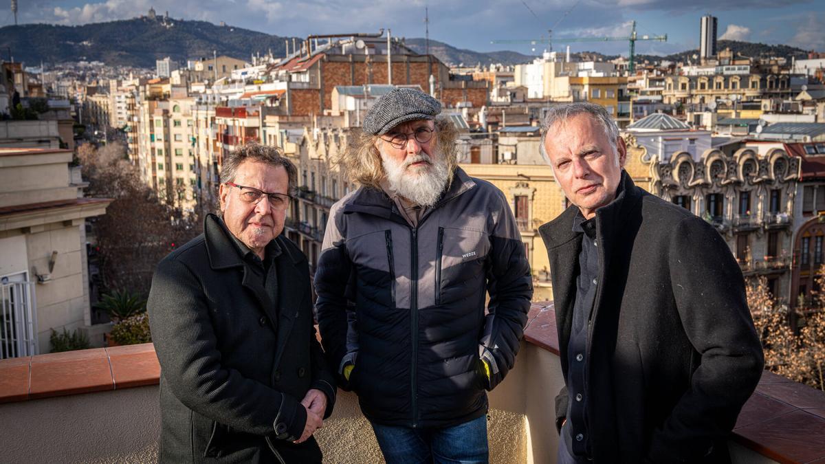 Els Pets, el grupo formado por Lluís Gavaldà, Joan Reig a la batería y Falin Cáceres