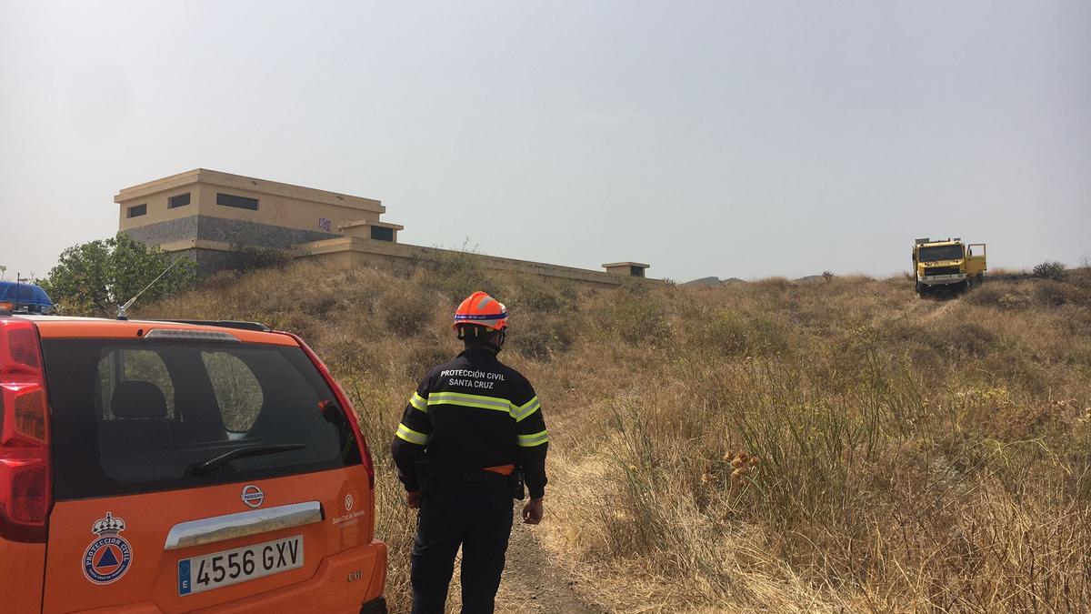 Incendio forestal en Los Campitos