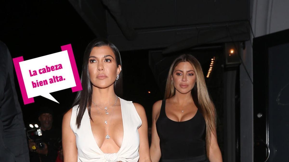 Kourtney Kardashian se viste de señora para cenar con su ex (y la novia de su ex)