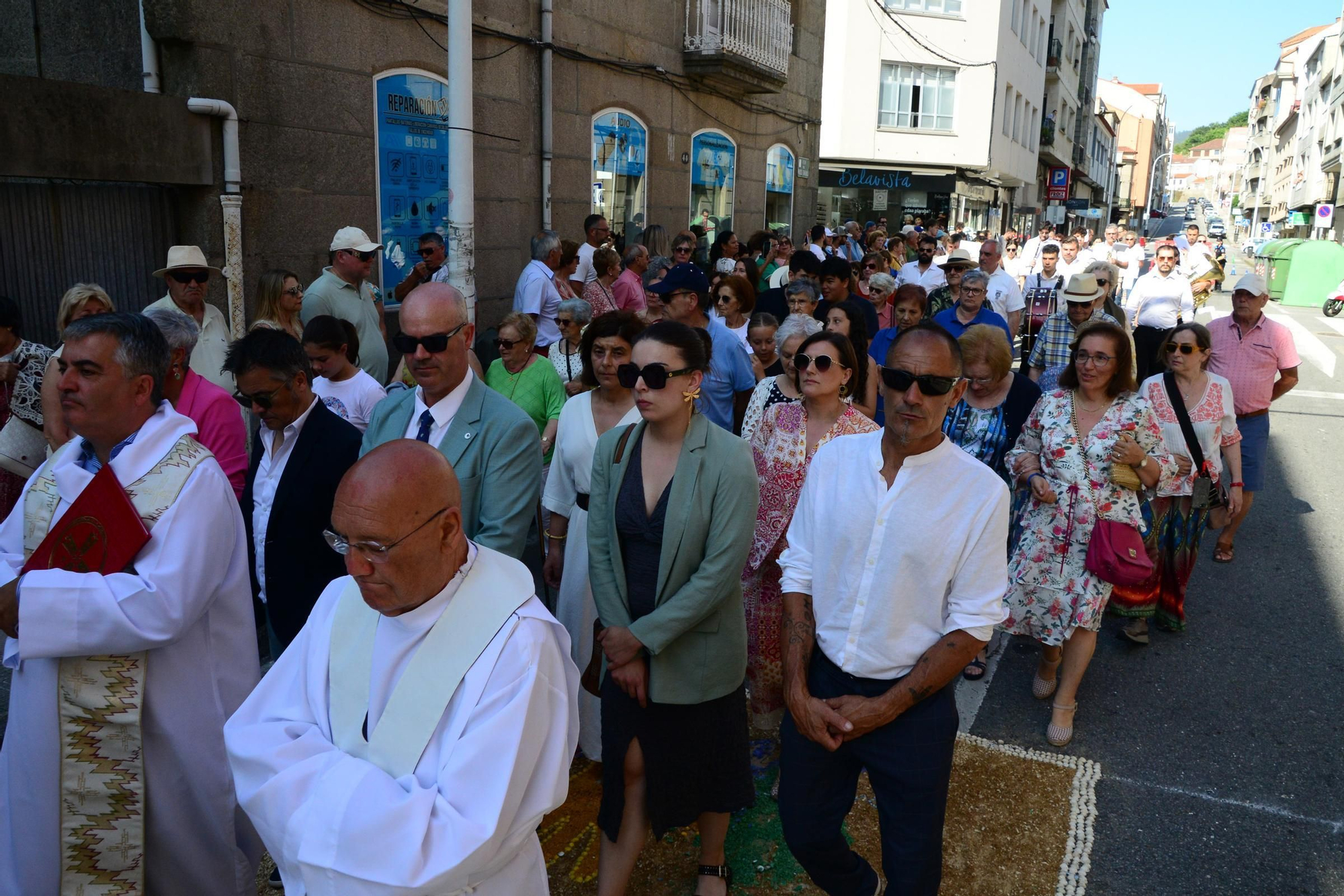 La procesión del Corpus en Bueu