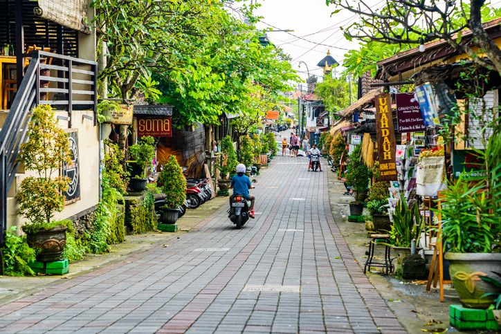 Ubud es uno de los principales centros artísticos y culturales de Bali.