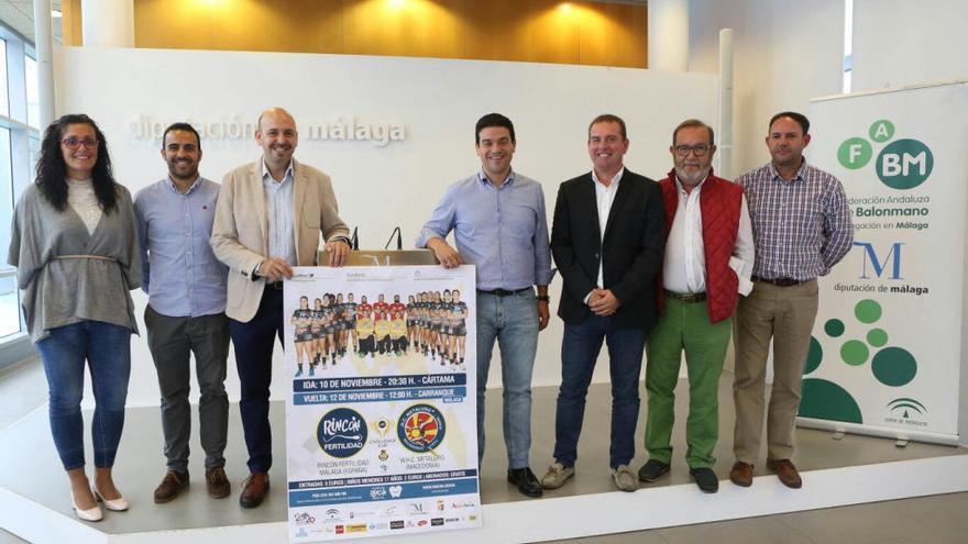 Foto de la presentación del evento en la Diputación de Málaga.